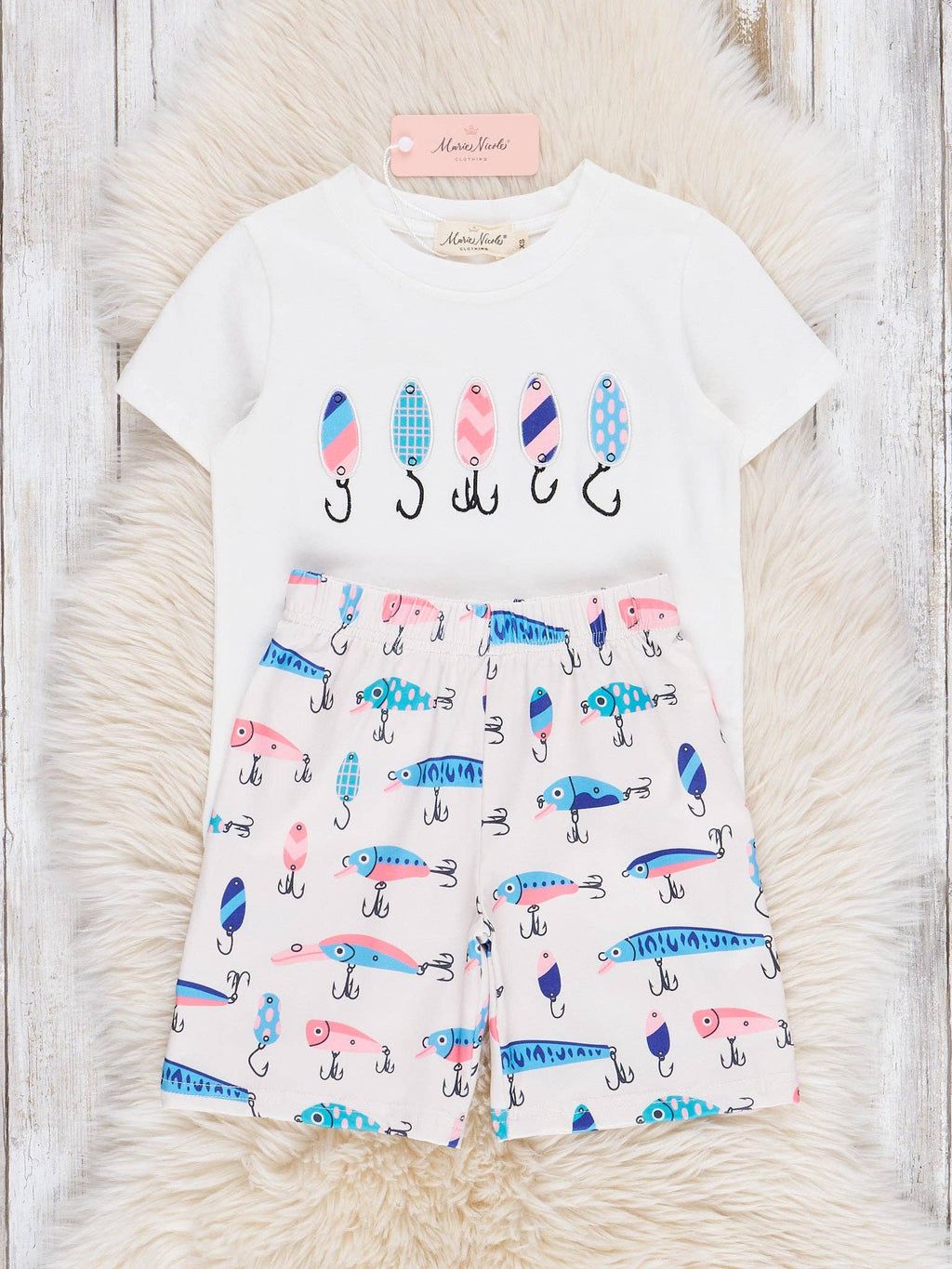 Fishing Lures Embroidered Outfit