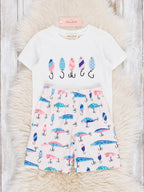 Fishing Lures Embroidered Outfit