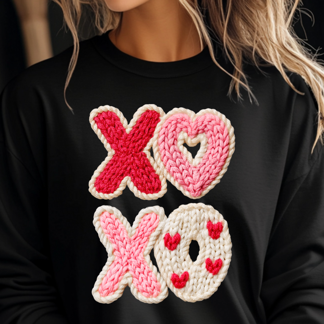 XOXO Knit Sweatshirt