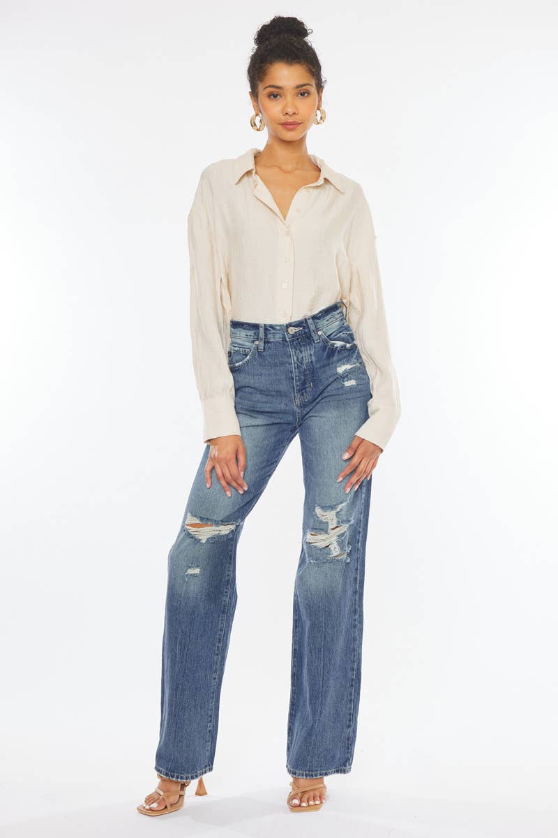 OPEN PACK ULTRA HIGH RISE 90’S WIDE LEG FLARE