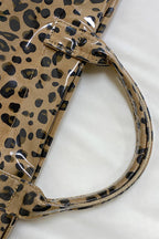 Leopard PU Leather Water Proof Tote Bag