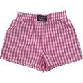 LM Pink Gingham KIDS SHORTS