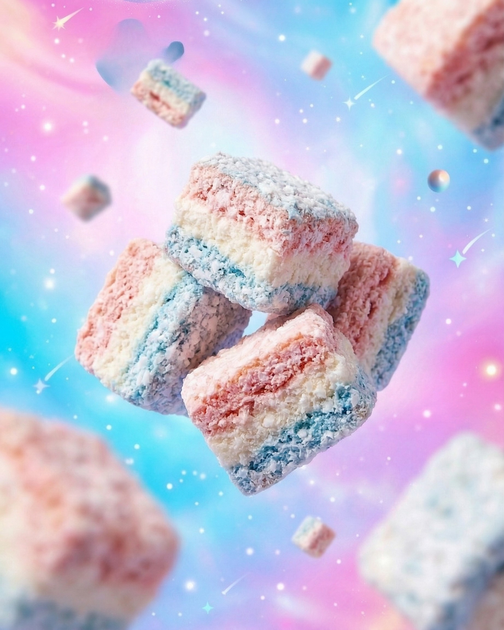 Crunchy Unicorn Cake Bites