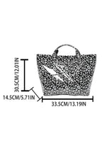 Leopard PU Leather Water Proof Tote Bag