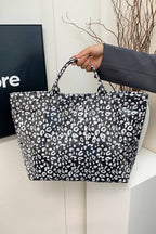 Leopard PU Leather Water Proof Tote Bag