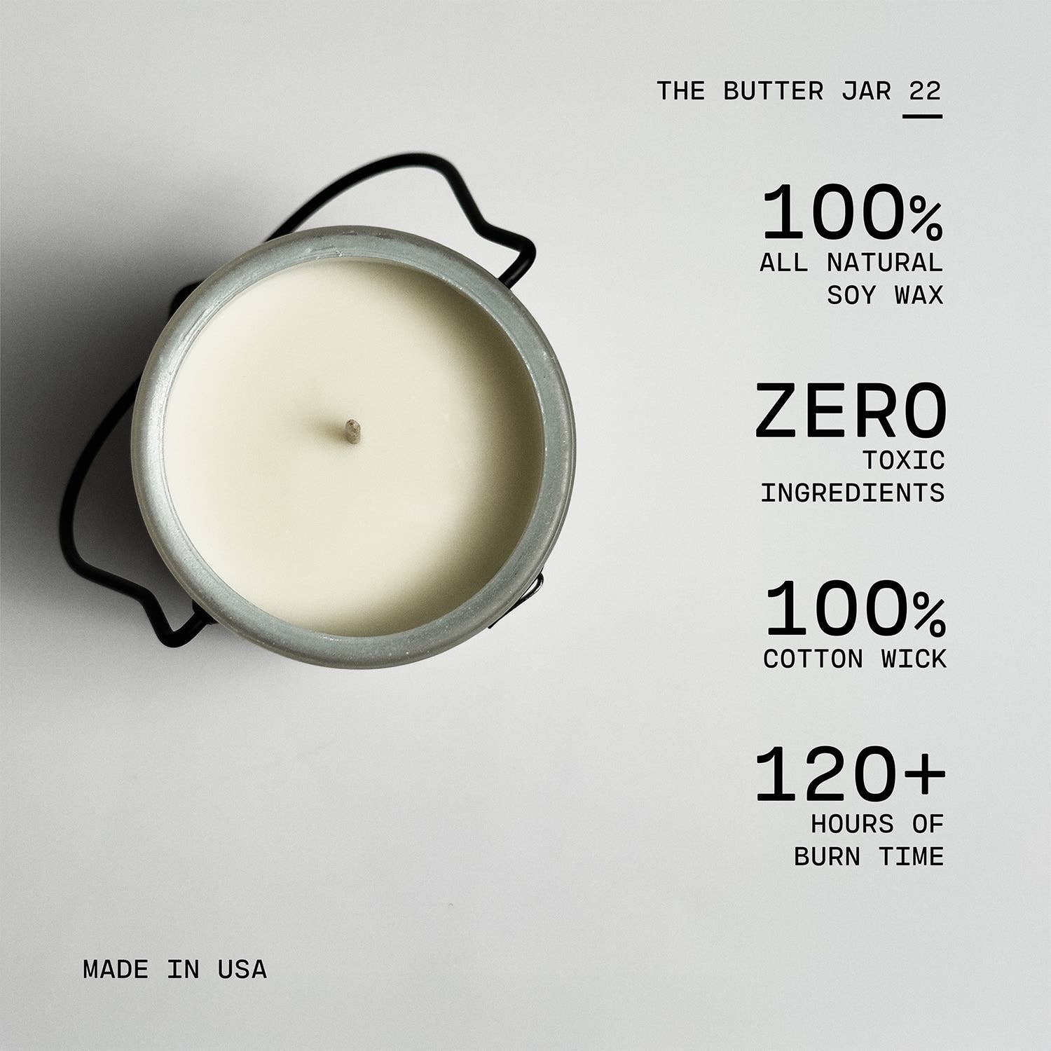 22 oz Butter Jar Candle: Fresh Cut Fraser
