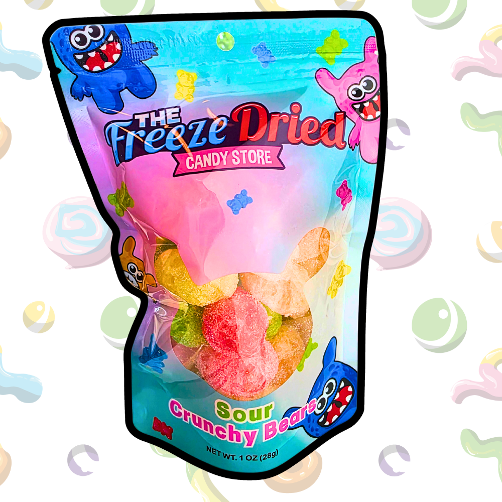 Freeze Dried Sour Gummi Bears