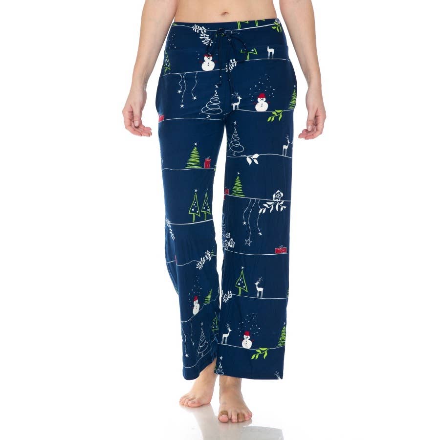 Buttery Soft Print Pajama Pants with Drawstring