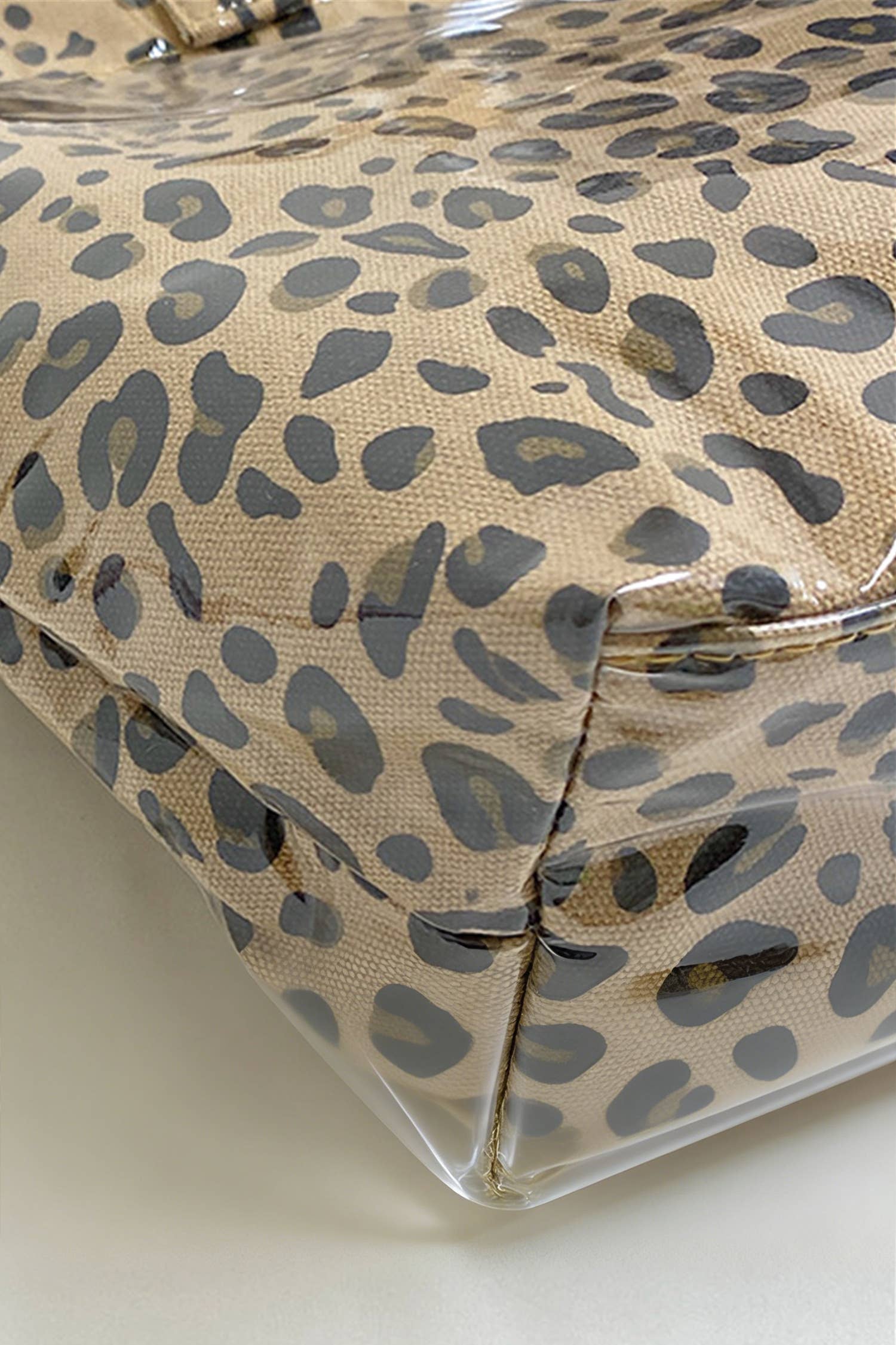 Leopard PU Leather Water Proof Tote Bag