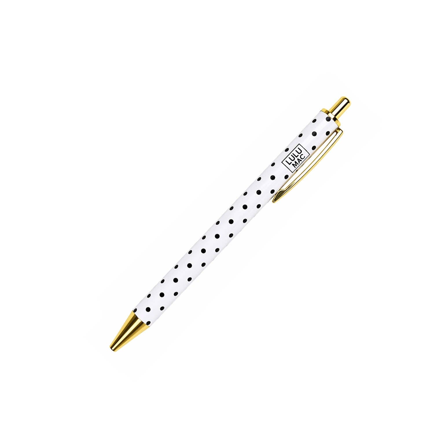 LM PEN PD White/Black Dot Ink Pen