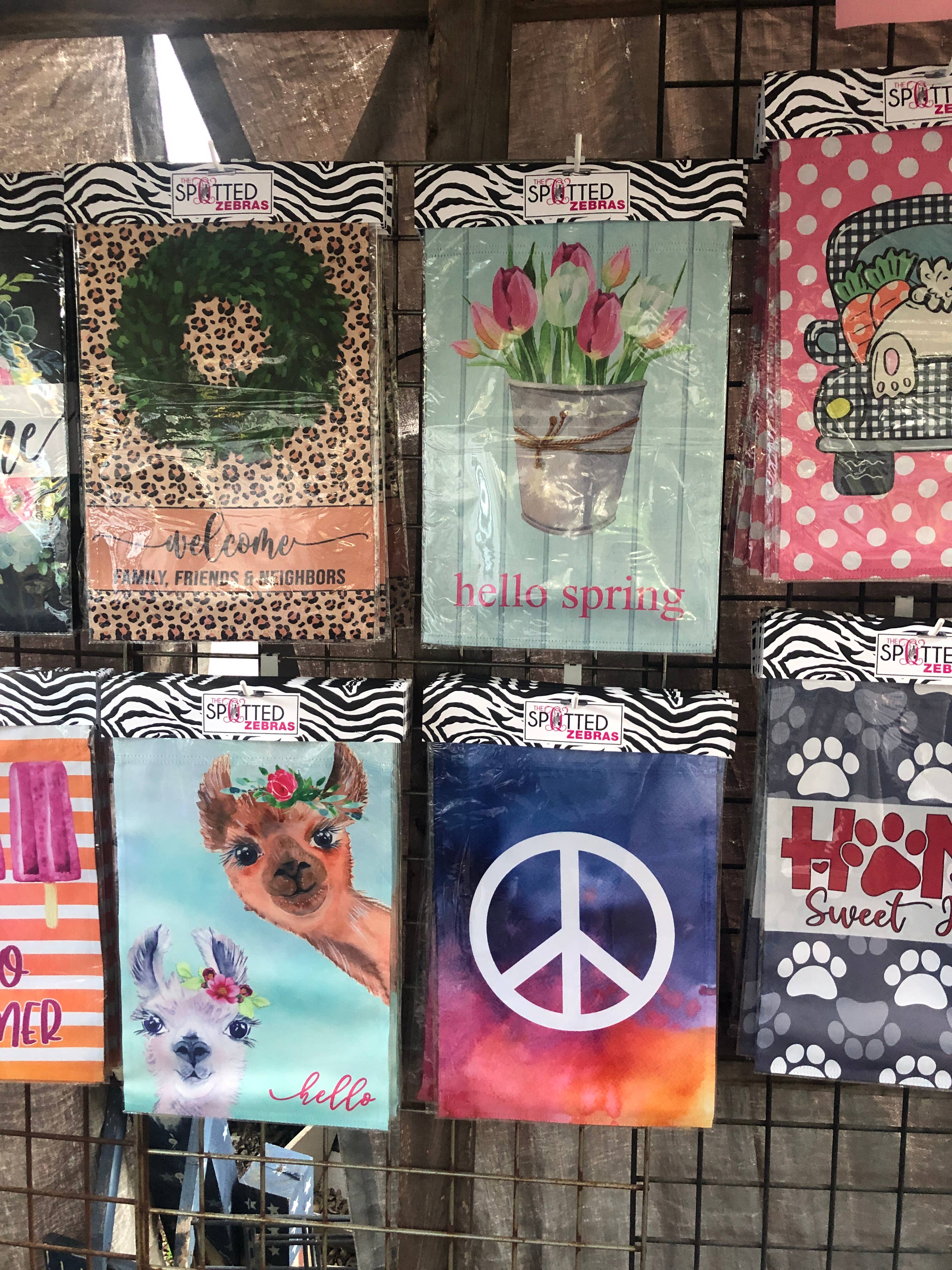 Garden Flag - Welcome Floral Succulents