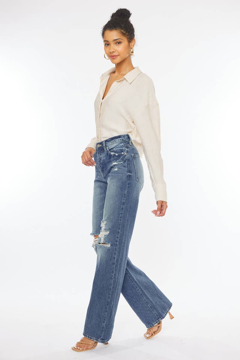 OPEN PACK ULTRA HIGH RISE 90’S WIDE LEG FLARE