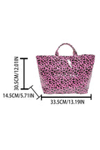 Leopard PU Leather Water Proof Tote Bag