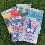 Garden Flag - Welcome Friends Patriotic Paw