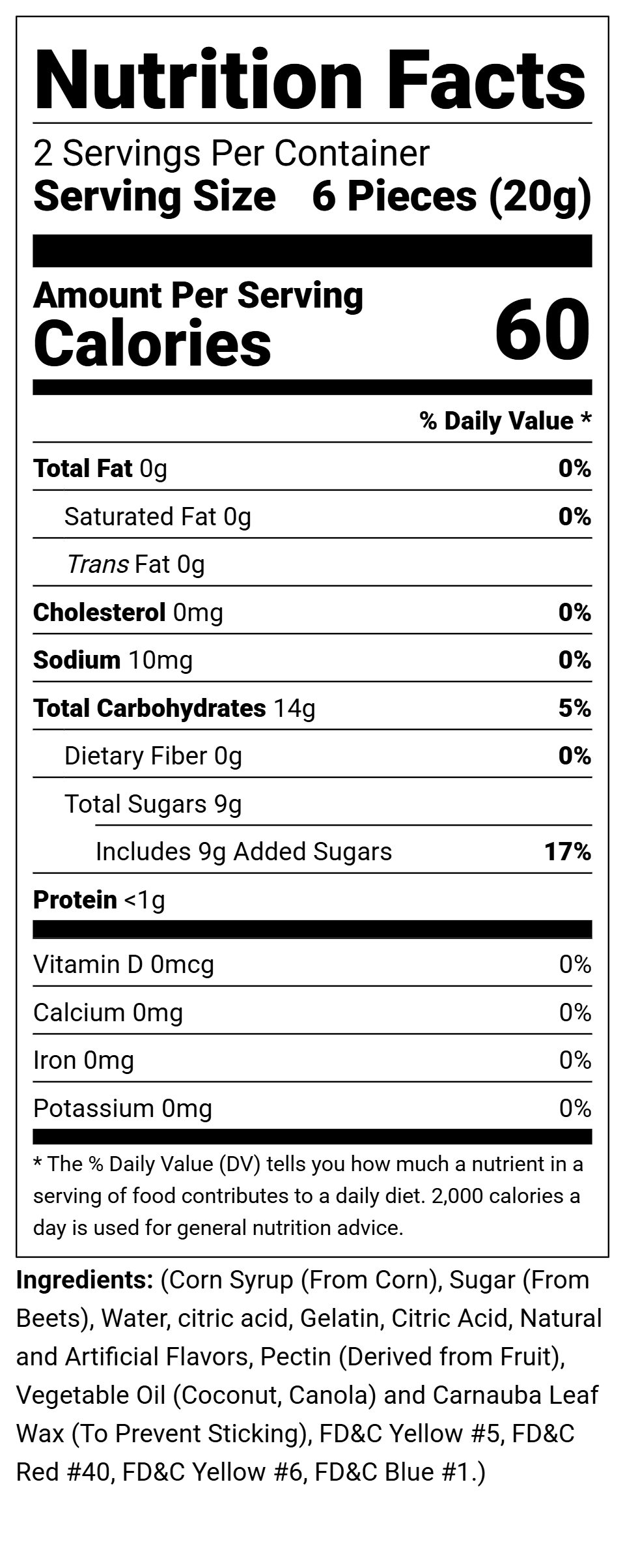 Freeze Dried Gummi Bears