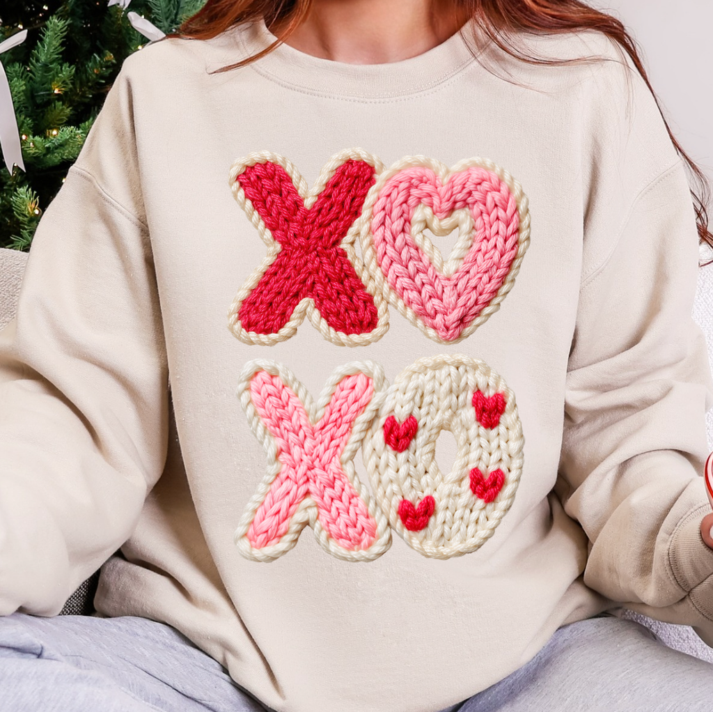 XOXO Knit Sweatshirt