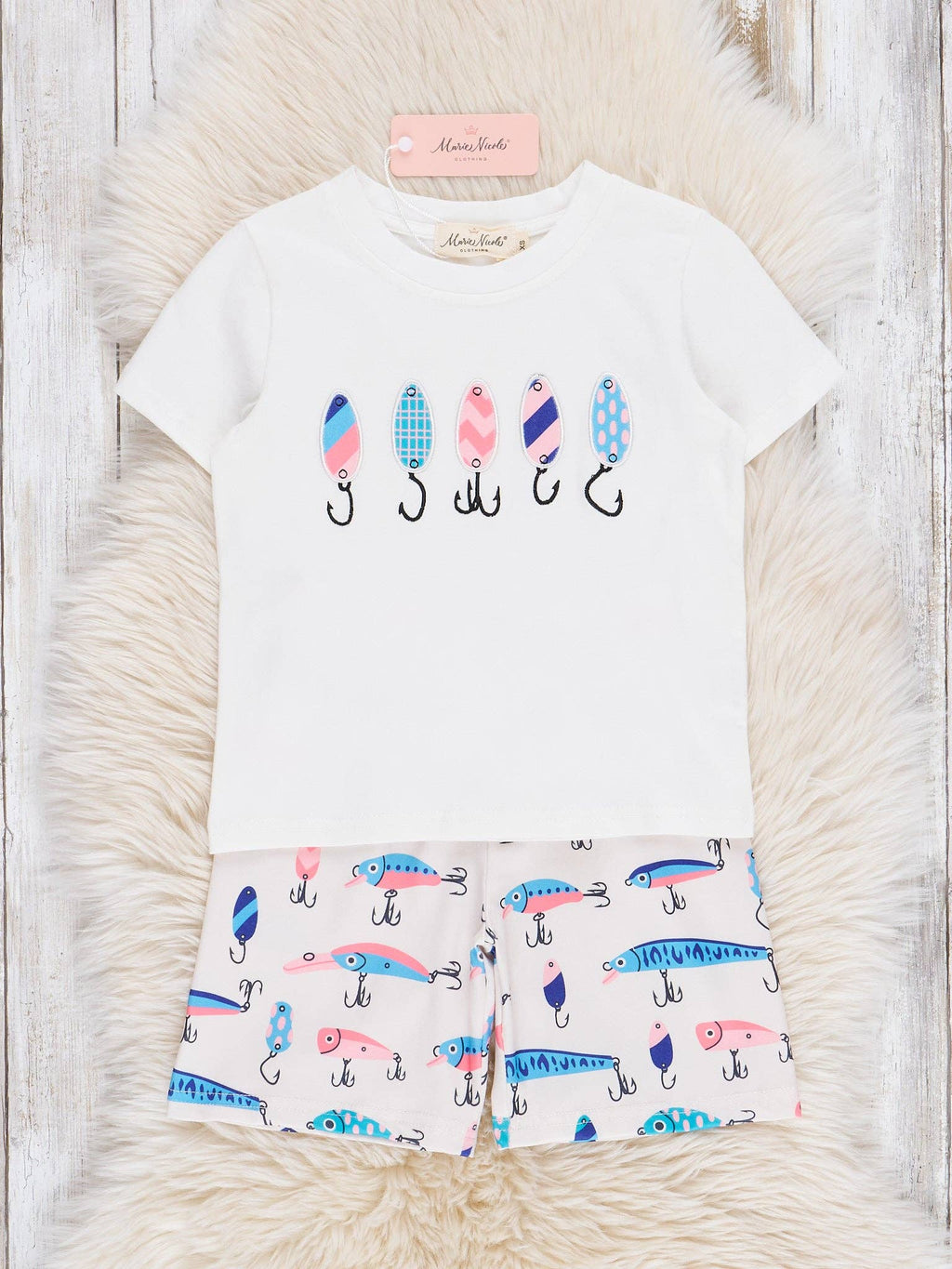 Fishing Lures Embroidered Outfit