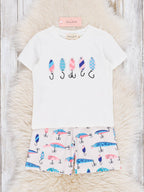 Fishing Lures Embroidered Outfit